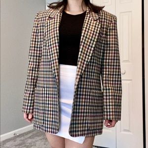 Plaid Blazer
